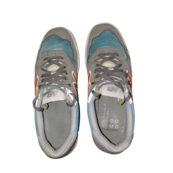 New Balance All Coast Shoe\'s Men\'s Sneakers AM574PGO (Grey/Orange) Size 8 2E main image 6